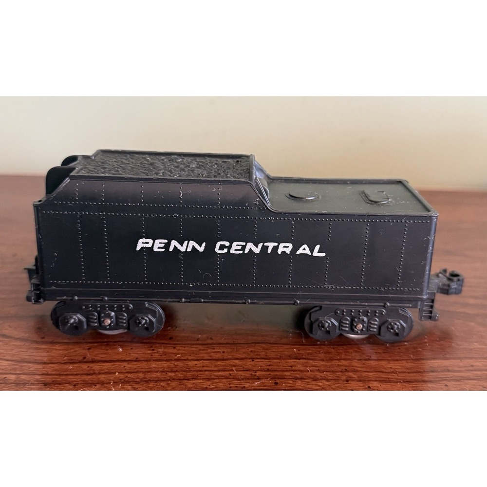 Vintage Marx Penn Central Tender Train Black Plastic